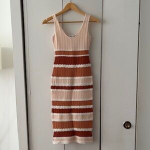 Club Monaco Mixed Stitch Sweater Dress